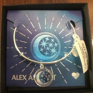 Alex and Ani, Moon & Stars Charm Bangle